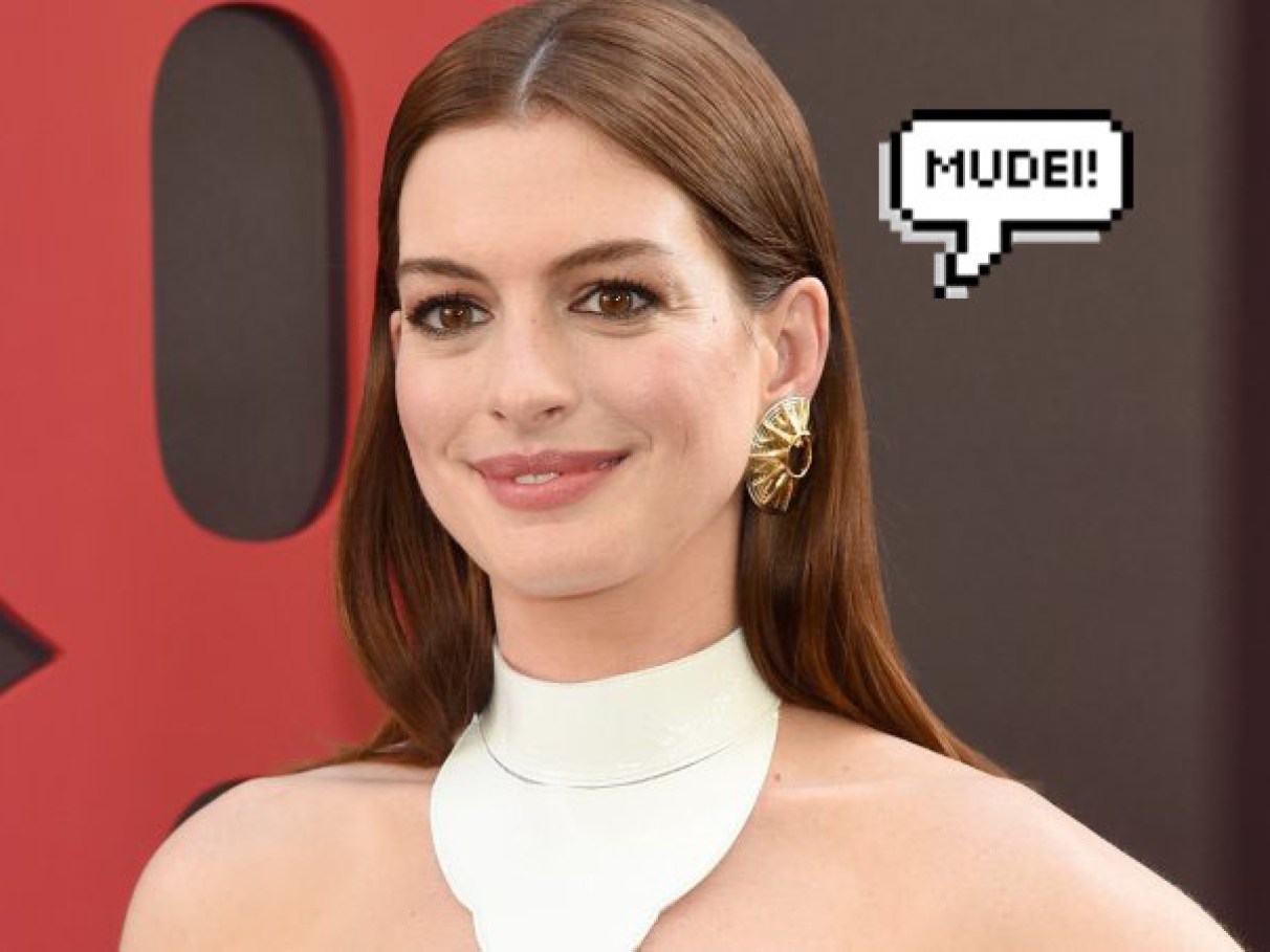 Anne Hathaway mudou o visual e está ruiva! | Capricho