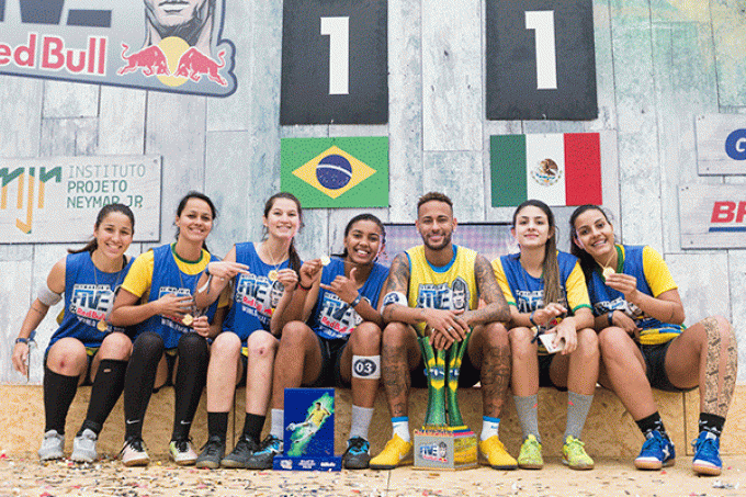 Brasil vence na primeira edição do Neymar Jr’s Five com categoria feminina