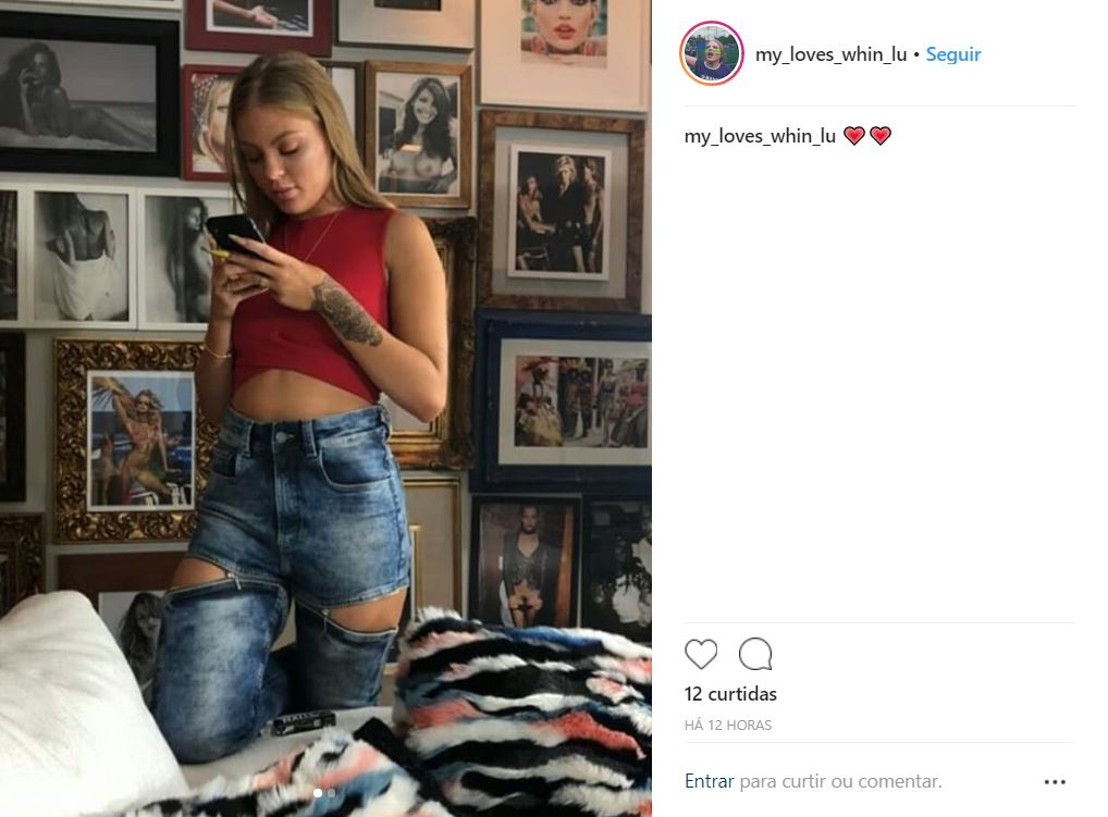 Luísa Sonza usa calça jeans diferentona.