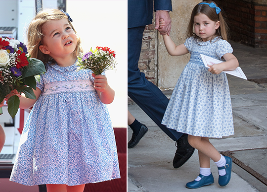  Saiba porque os vestidinhos da princesa Charlotte são sempre parecidos