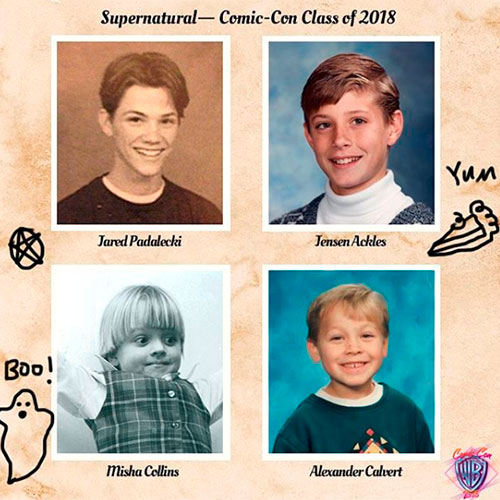 Na SDCC, elenco de Supernatural revela fotos da infância em yearbook especial