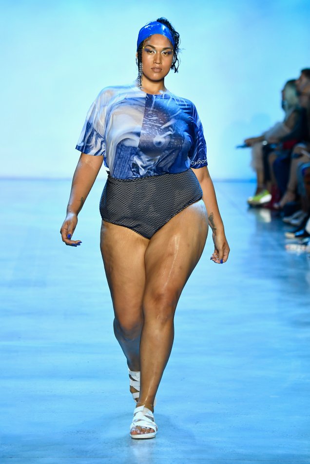 Desfile da Chromat na NYFW. Desfile da Chromat na NYFW.