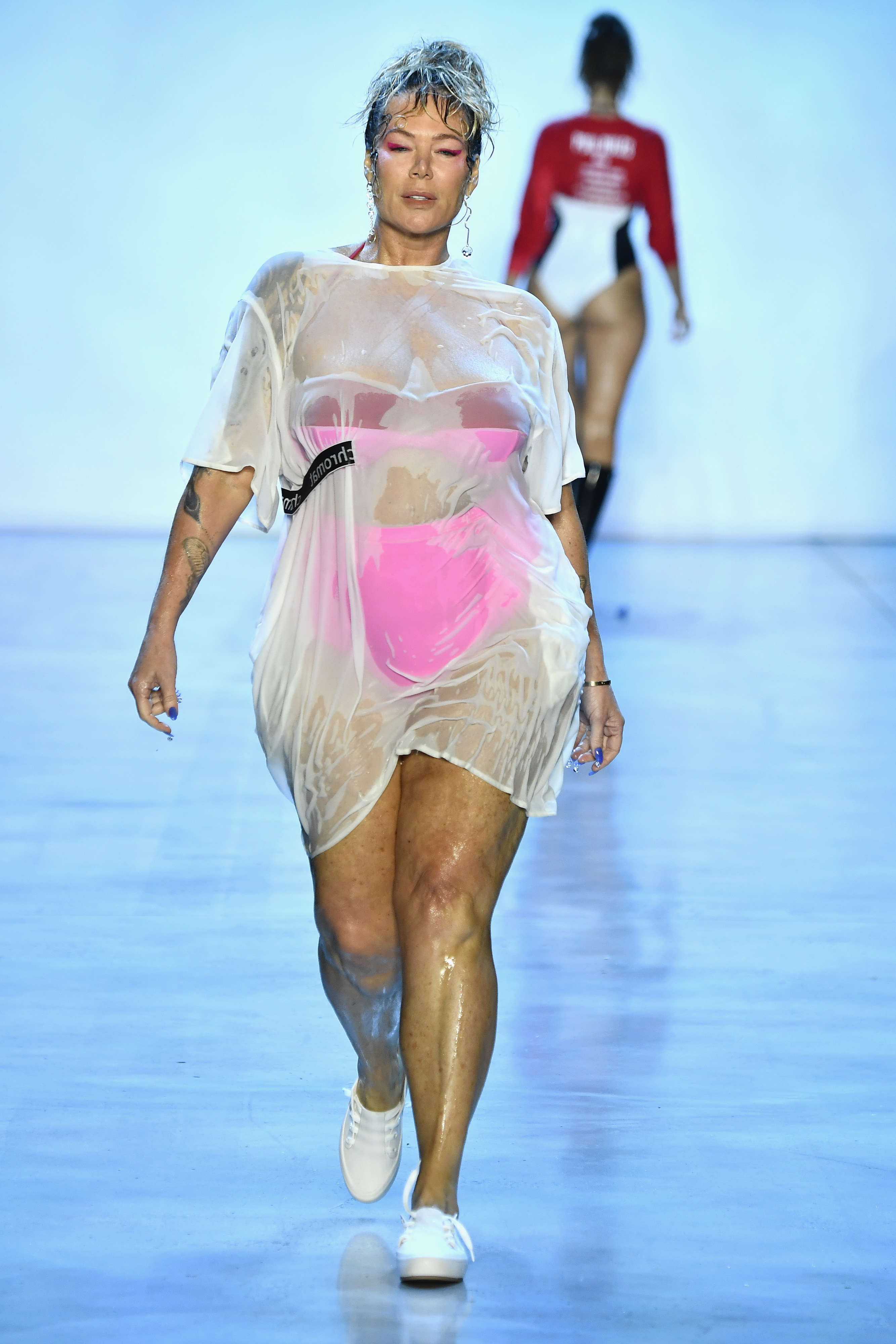 chromat-desfile-curvy-modelos-nyfw Desfile da Chromat na NYFW.
