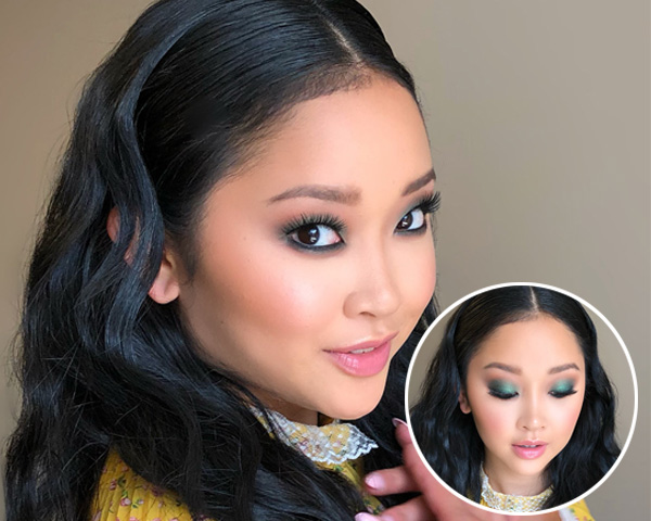 lana-condor-maquiagem-sombra-verde lana-condor-maquiagem-sombra-verde