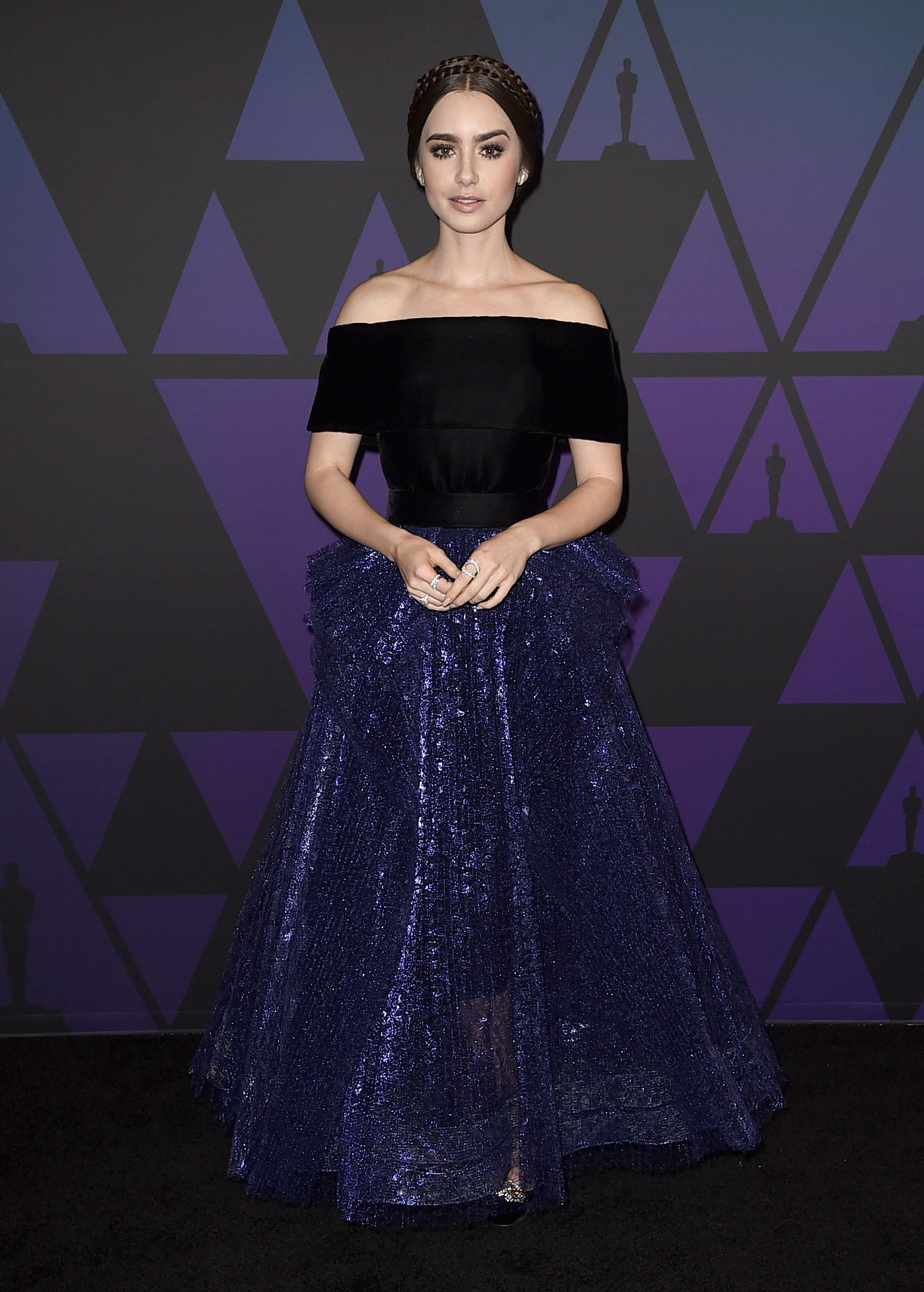 lily-collins-vestido-para-15-anos lily-collins-vestido-para-15-anos