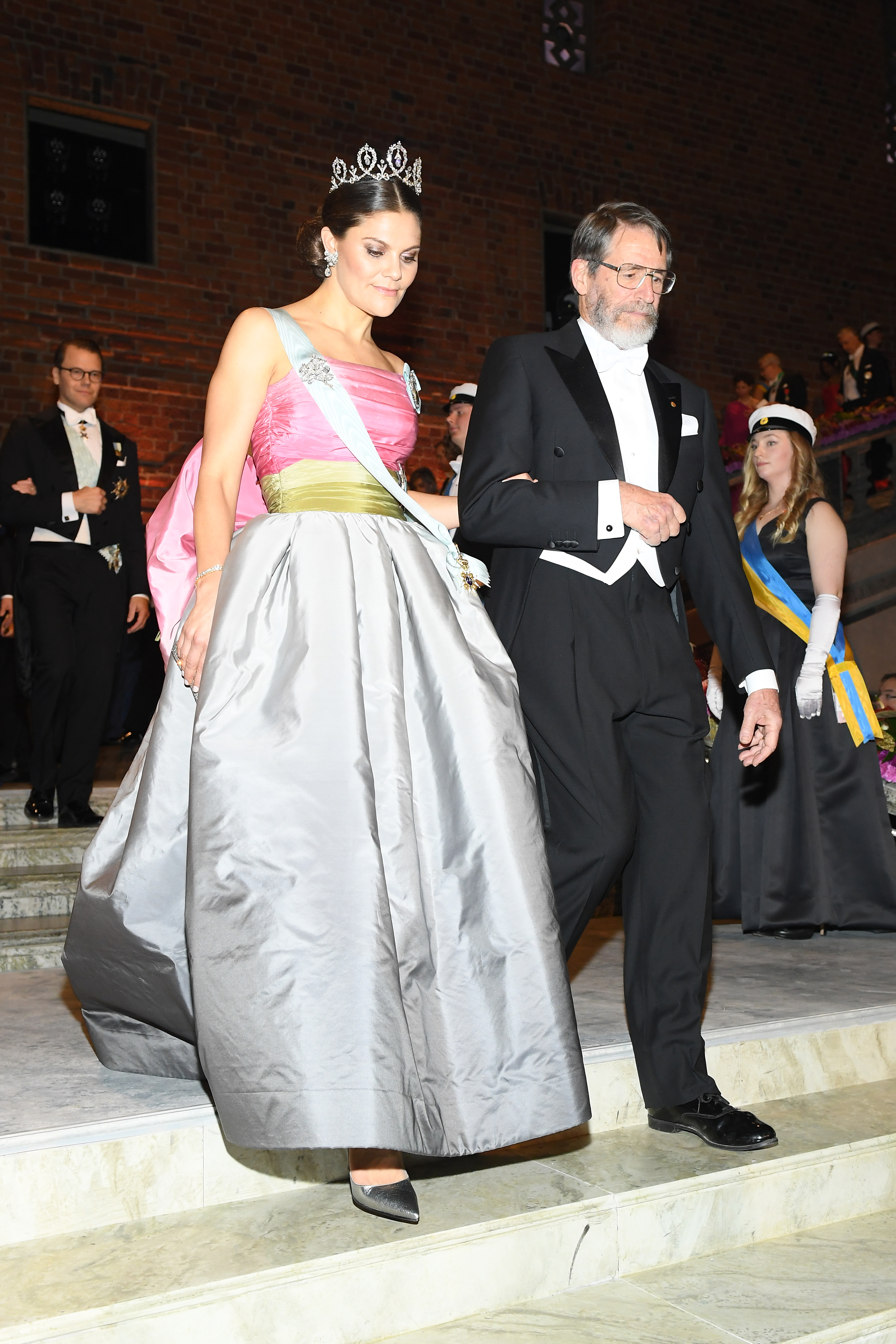 Princesa Victoria no Prêmio Nobel 2018, na Suécia.