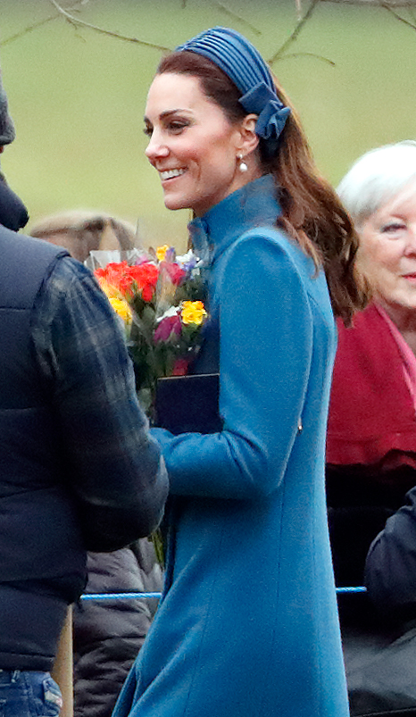 Primeira aparição pública de Kate Middleton em 2019.