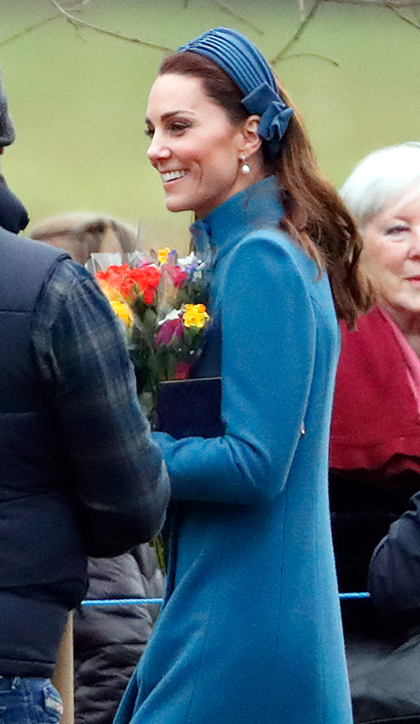kate-middleton-2019 Primeira aparição pública de Kate Middleton em 2019.