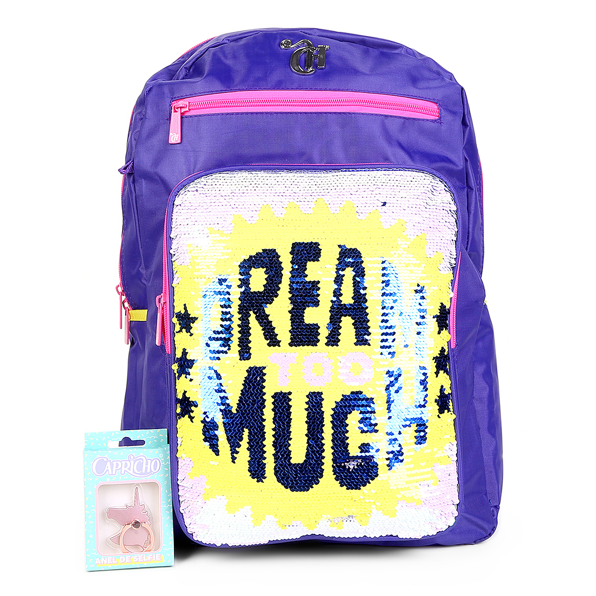 mochila-capricho-lantejoula Mochila Dream Too Much CAPRICHO para DMW.