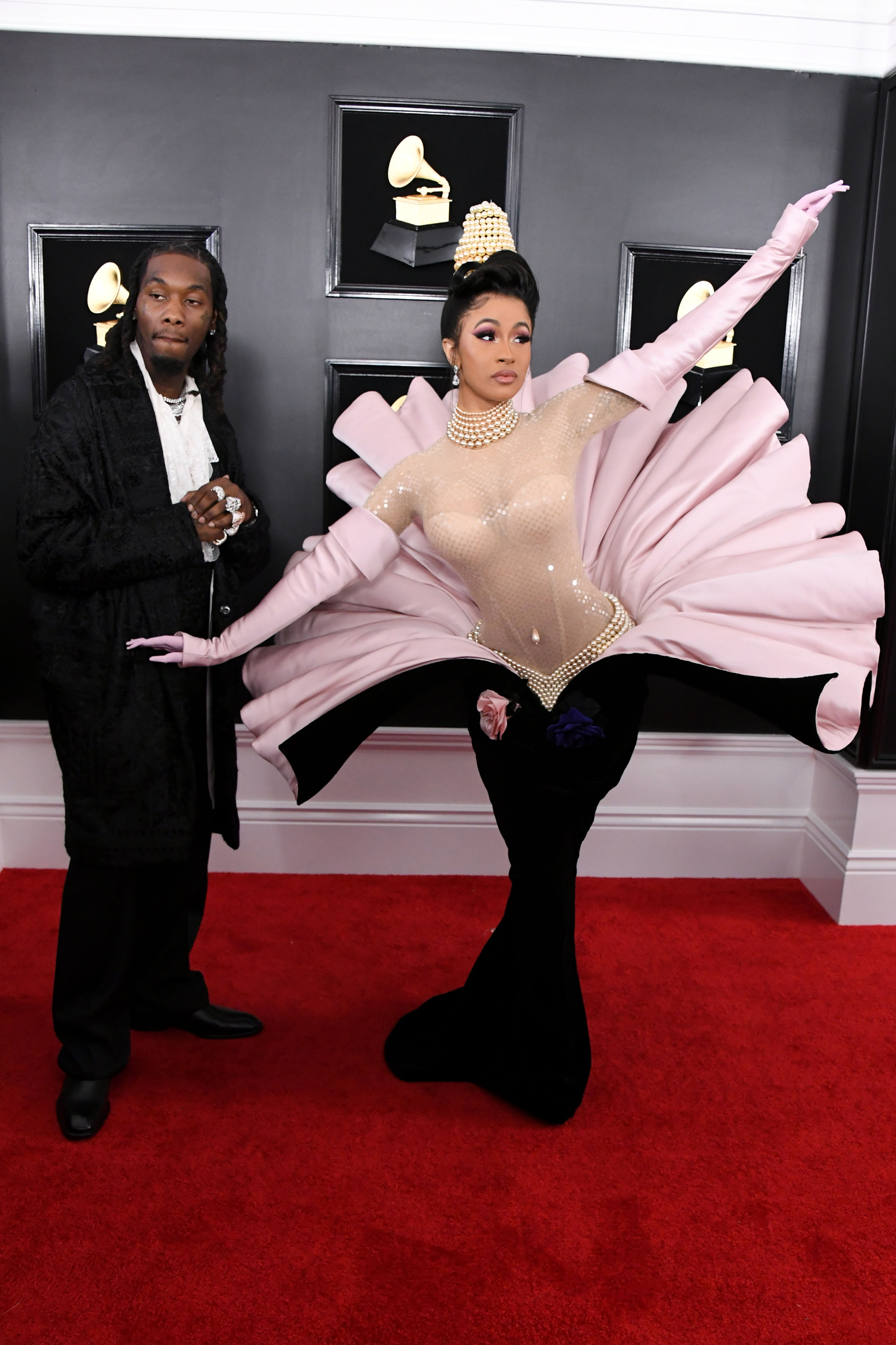 cardi-b-grammy-2019 Look da Cardi B no Grammy 2019