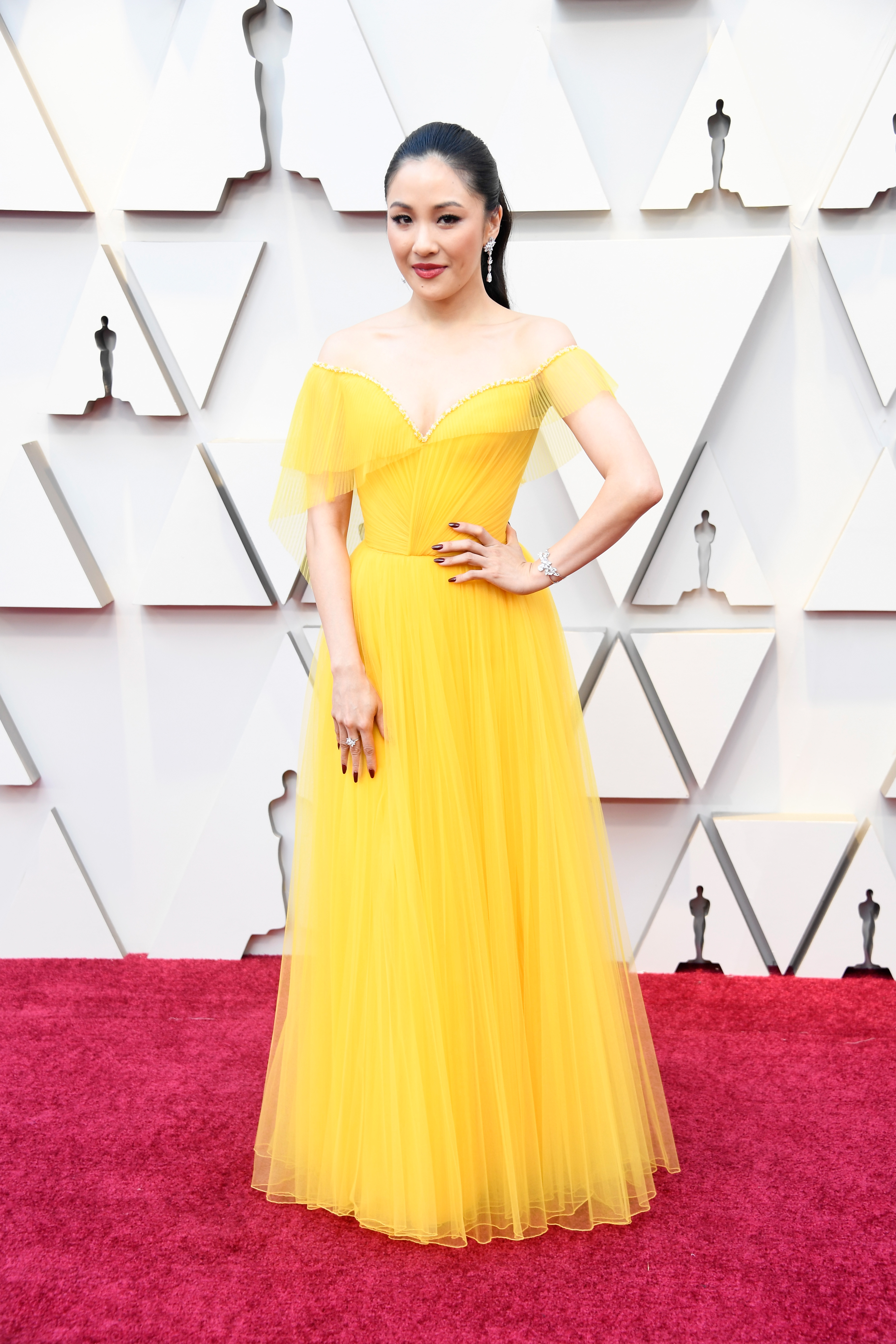 Constance Wu no Oscar 2019.