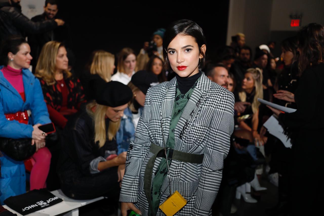 Manu Gavassi_Iude Richele Manu Gavassi no desfile da John John na NYFW.