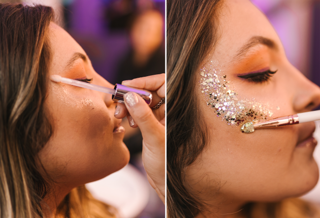 F5 - Colunistas - Cabelo, Make & Mais - Maquiagem de Carnaval: Como fazer  dois 'looks' cheios de brilho e de cor - 22/02/2019