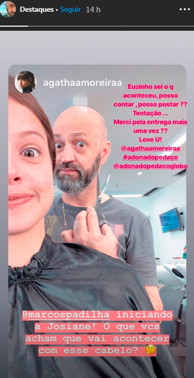 agatha-moreira-cortando-cabelo agatha-moreira-cortando-cabelo