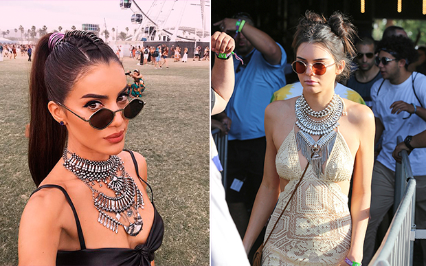 Esse colar que Camila Coelho e Kendall Jenner usaram é uma peça beeem boho! Você curte?
