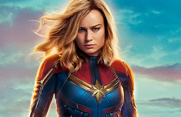 Foto de Brie Larson como Capitã Marvel