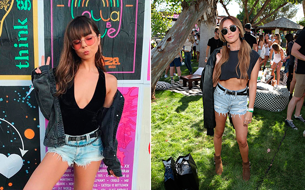 Giovanna Ferrarezi e Ashley Tisdale arrasaram com short jeans clarinho!