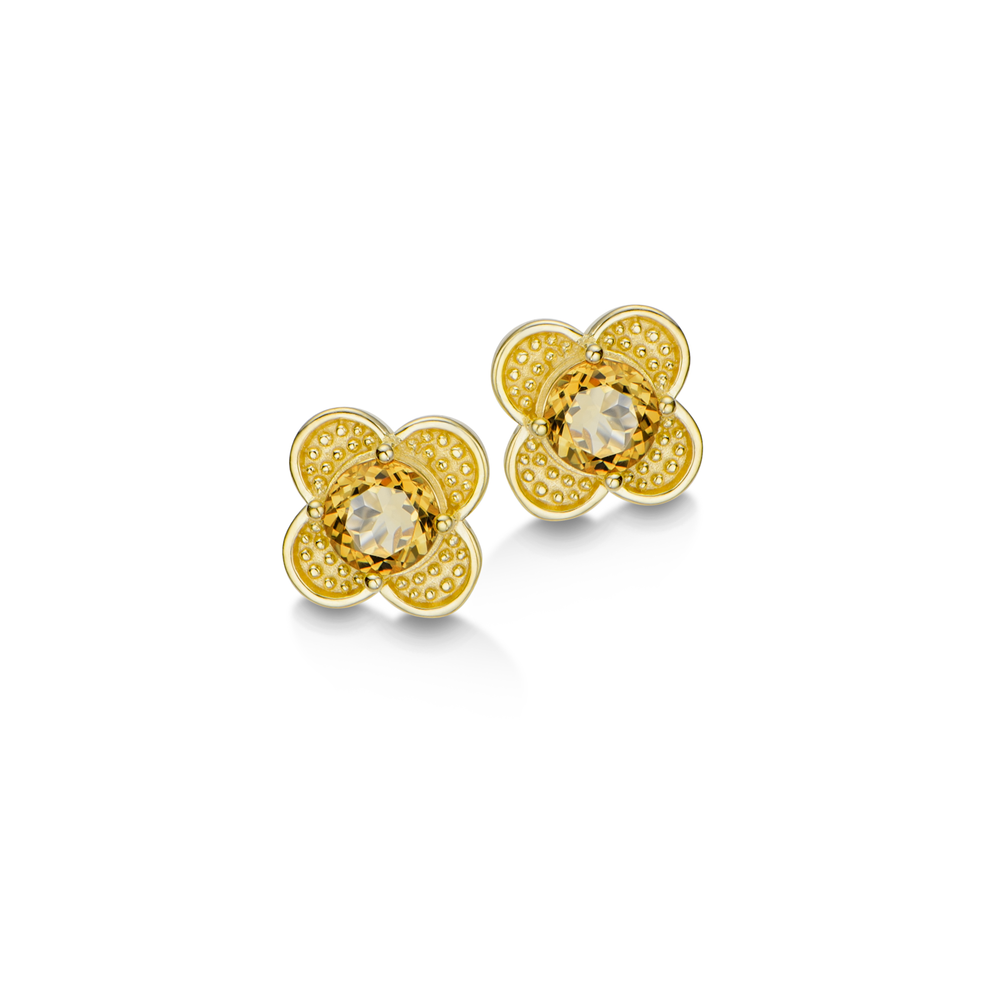 Brinco de prata com ouro com agata verde_R0,00