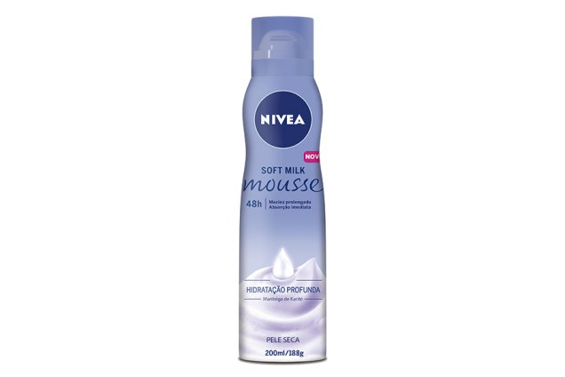 Nivea Soft Milk Mousse, Nivea (R$ 23,90*)