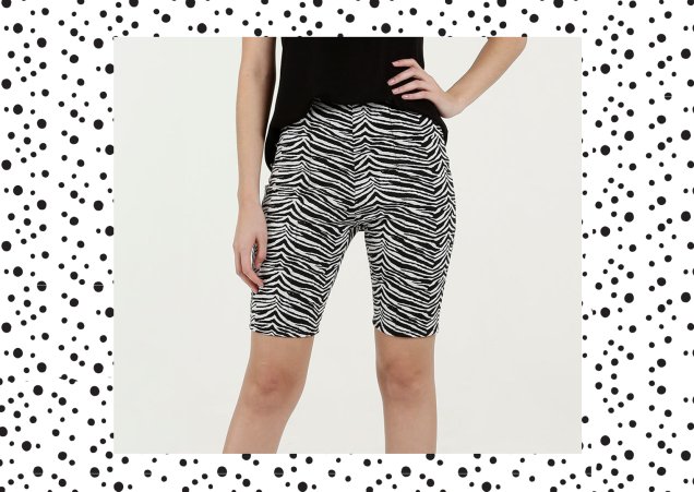 Bermuda Ciclista  Animal Print, Marisa, R$ 39,99*.