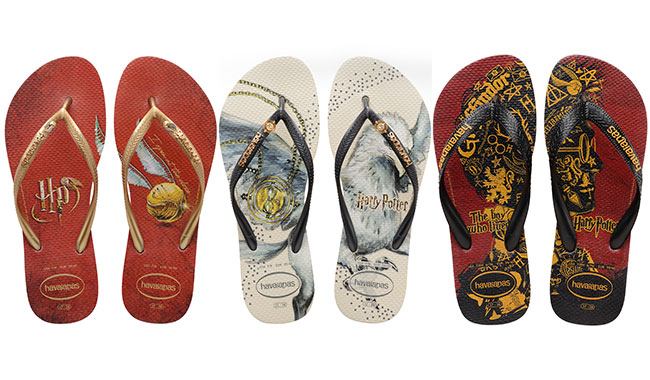 Havaianas de Harry Potter (R$ 45,99* cada).