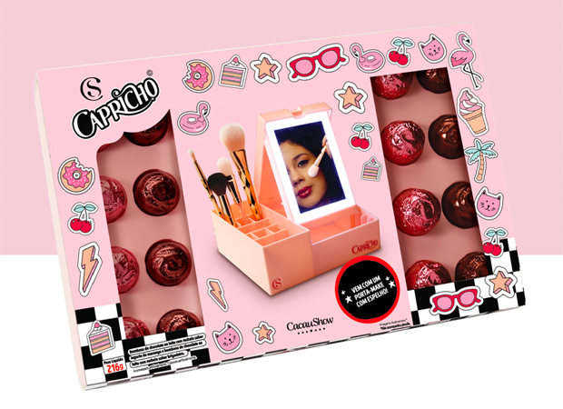 porta-make-capricho-cacau-show-caixa-rosa