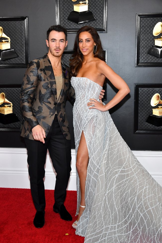 Kevin Jonas e Danielle Jonas no Grammy Awards 2020