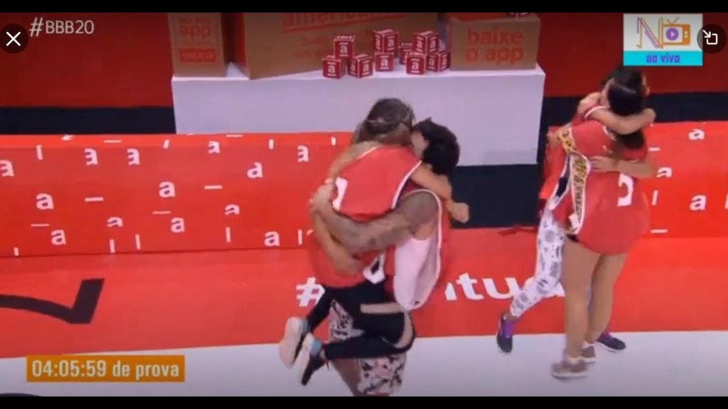 Guilherme Napolitano e Gabi Martinsvencem terceira prova do líder do Big Brother Brasil 20