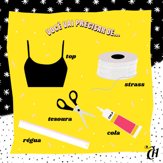 DIY Carnaval Top de strass 2