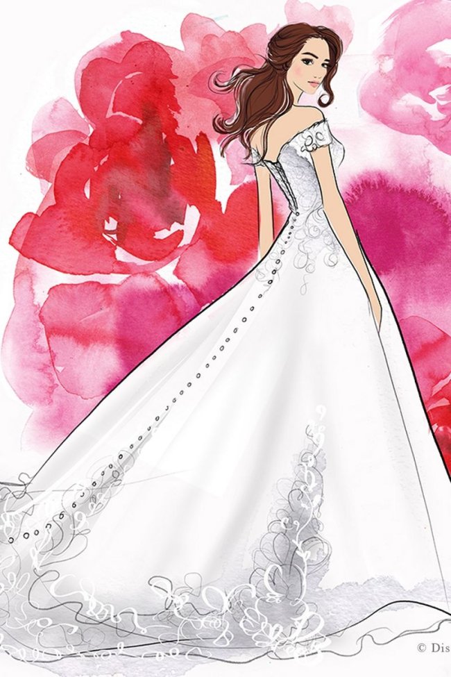 Marca cria vestidos de noiva inspirados nas princesas da