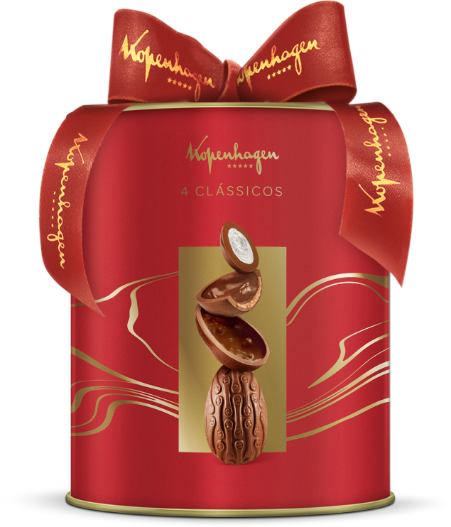 Ovo 4 Clássicos Kopenhagen (350g R$ 119,90*; 650g R$ 199,90*)