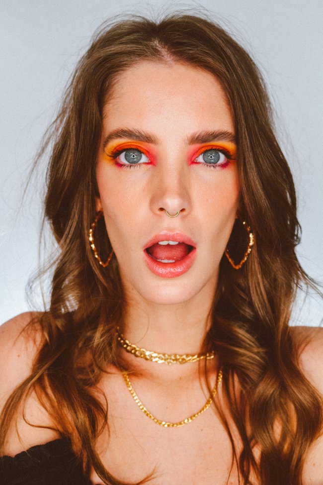 Maquiagem ombre tie dye 3