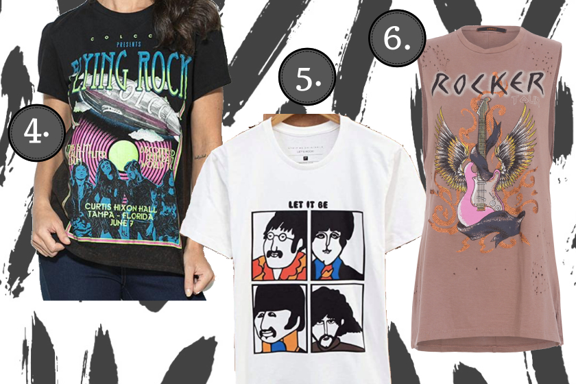 Dia Mundial do Rock: 9 camisetas estilosas para entrar no clima da