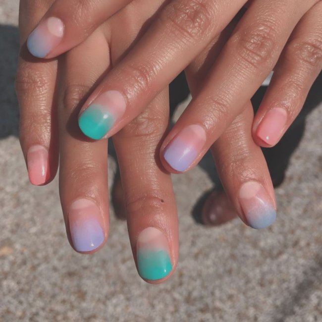 nail art 9 Unhas coloridas