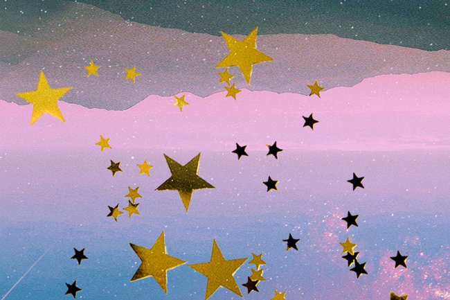 illustration of a sky with stars