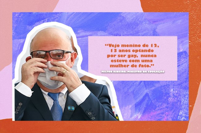 Ministro da Educação erra termo do português e diz ter “reservas” contra LGBTs