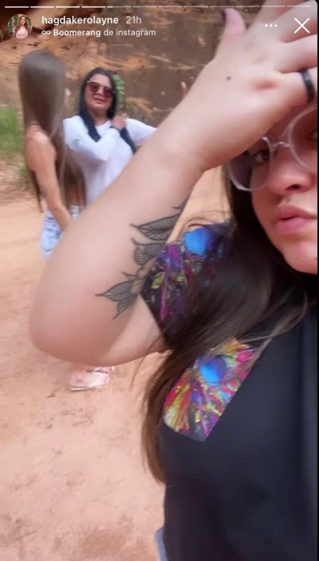 Hagda Kerolayne e Maria Lina