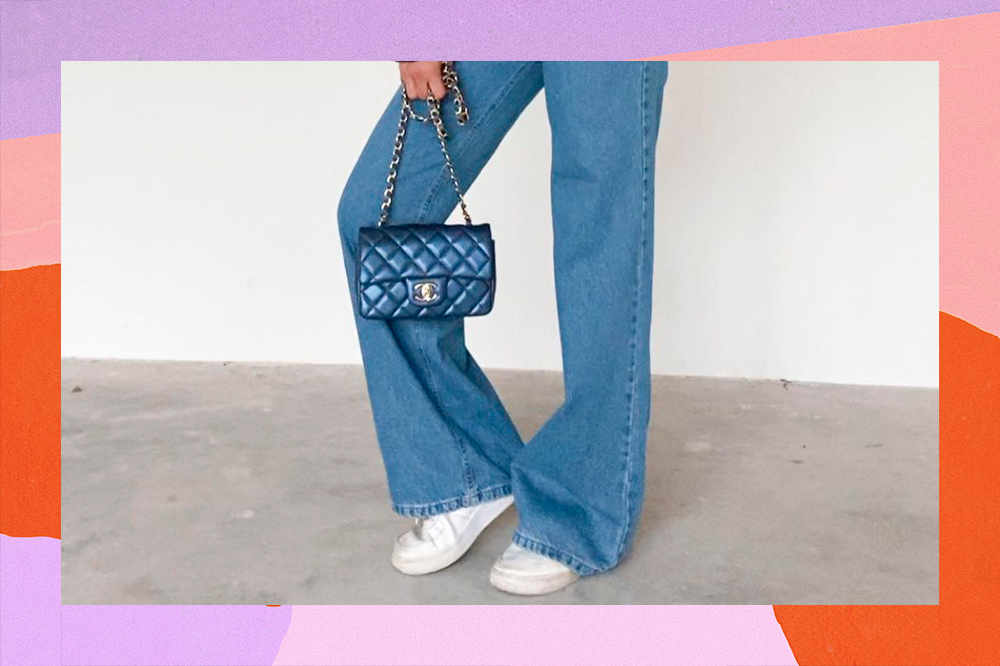 Inspire-se em looks com jeans wide leg, a tendência de street style da vez