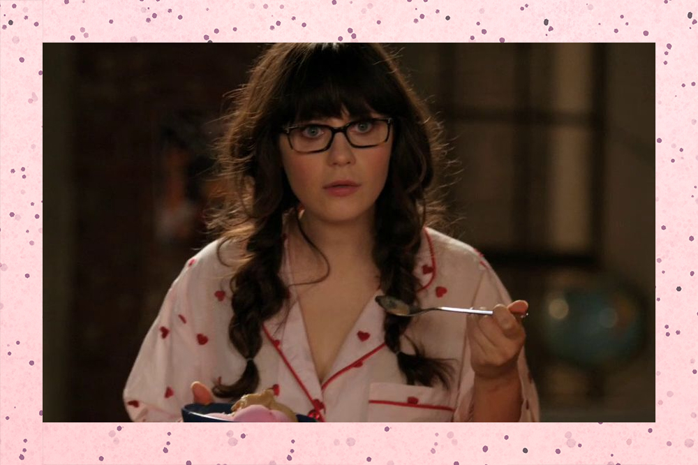 Trecho da série New Girl em que a protagonista fala como é péssima em tomar decisões.