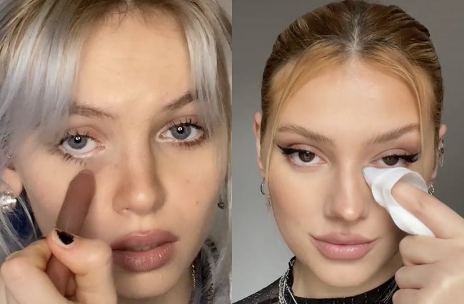 A nova moda no TikTok é a maquiagem que destaca olheiras