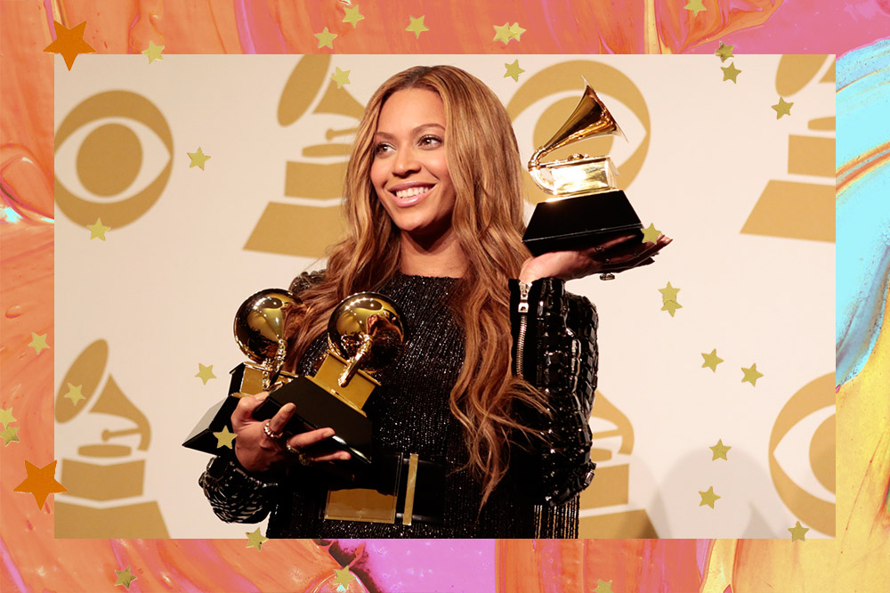 Beyoncé na premiação do Grammy 2015