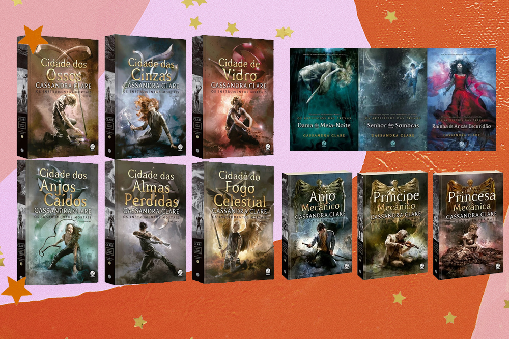 livros universo shadowhunter Coleções do universo Shadowhunter, criado por Cassandra Clare