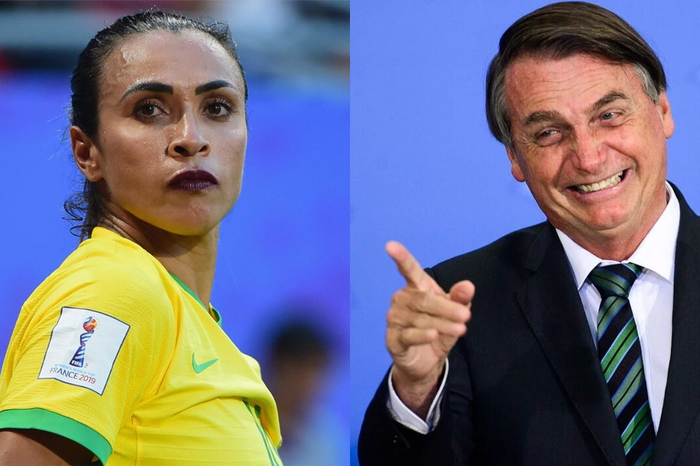 Marta manda indireta pra Bolsonaro, que criticou questão do Enem sobre ela
