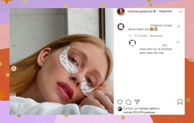 Seguidores brincaram com o preço da máscara facial Seguidores brincaram com o preço da máscara facial