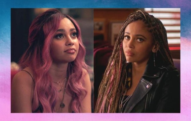 Vanessa Morgan manteve seu estilo do início da série. Toni Topaz manteve seu estilo do início da série.