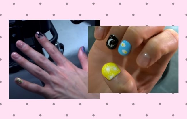 Unhas dos idols Johnny e Yuta