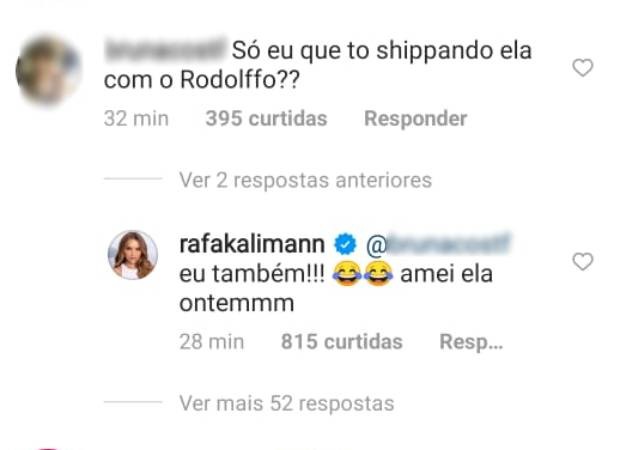 rafakalimannrodolffosarah Rafa Kalimann shippa Rodolffo e Sarah