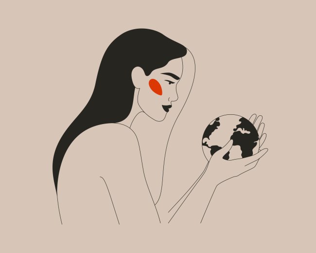 mulher segurando a Terra nas mãos 9 dados sobre ser mulher e maioria no Brasil que talvez você não saiba
