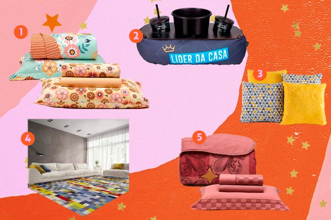 15 produtos para decorar seu cantinho no estilo da casa do BBB21 Imagens mostra objetos de decoração no estilo da casa do BBB 21