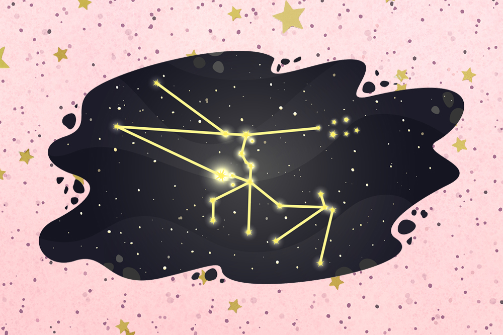 Ilustração da constelação de Touro